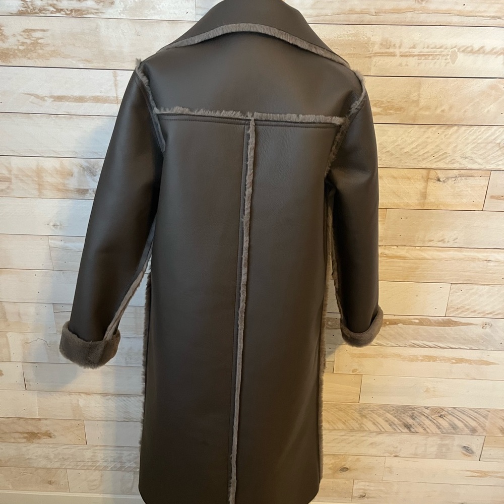 Anthropologie size XS Kerry faux fur coat - Picture 7 of 11